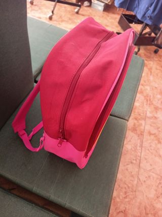 Mochila Nordic Tailz Gatos Naranja y Rosa