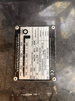 Carretilla elevadora eléctrica