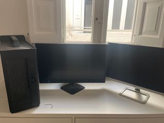 Ordenador Lenovo Negro + 2 Pantallas