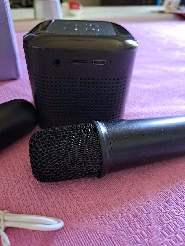 Karaoke Wireless Portatile Nero