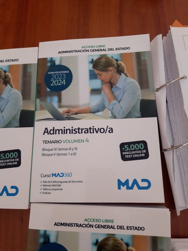 Oposiciones Temario Administrativo/a de la Adminis