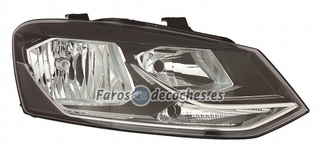 Faro Delantero Derecho Eléctrico C/Motor I/Negro