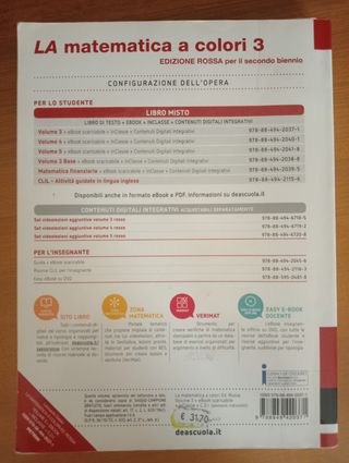 La matematica a colori. Ediz. rossa. Per le Scu...