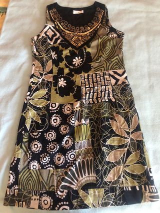 Vestido Otoñal Patchwork