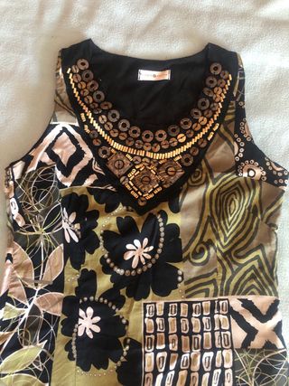 Vestido Otoñal Patchwork