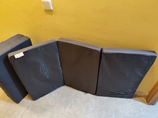 Cuna viaje plegable con gatera y colchones Hauck 