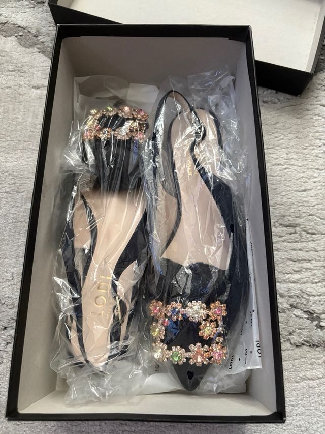 Sandalias Lodi nuevas con Pedrería Multicolor