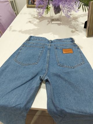 Pantalón vaquero ancho mujer,no hago envíos