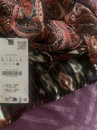 Vestido Boho Marrón con Hilo Metalizado