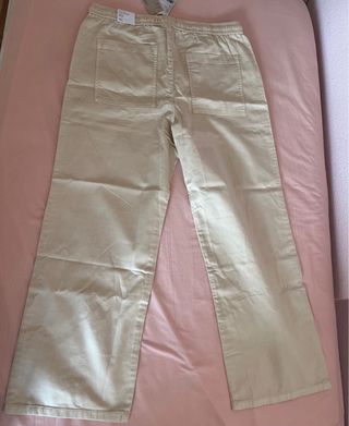 PANTALÓN MANGO ALGODÓN CINTURA ELÁSTICA