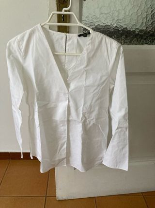 Camisa Massimo Dutti Blanca Talla 34