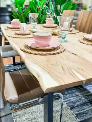 Mesa Comedor Madera Maciza 160cn