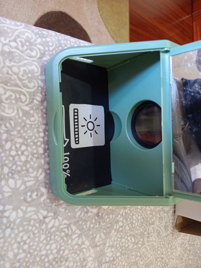 Proyector Smartphone de color verde