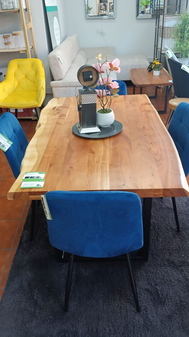 Mesa Acacia Madera Maciza Oferta