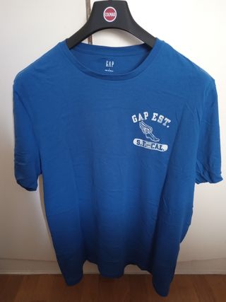Camiseta Gap Hombre Azul