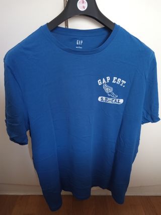 Camiseta Gap Hombre Azul