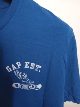 Camiseta Gap Hombre Azul