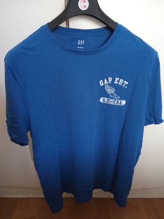 Camiseta Gap Hombre Azul