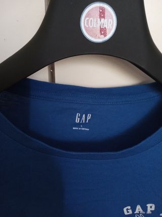 Camiseta Gap Hombre Azul