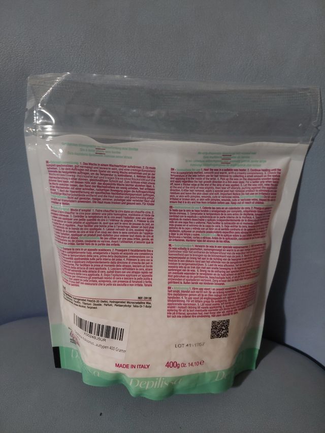 Cera Depilatoria Depilissa Coconut 400 gramos