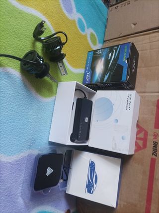 Lote de 2 LED para coche y carpley android 