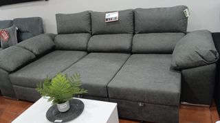 Sofá Chaise Longue Cama Gris