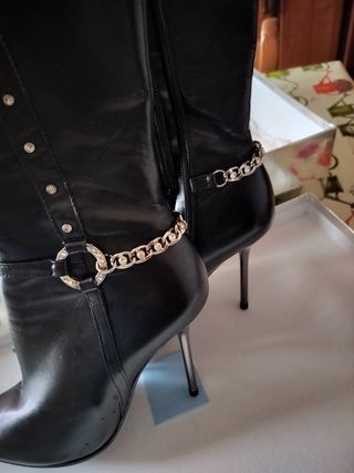 Stivali donna tacco alto neri