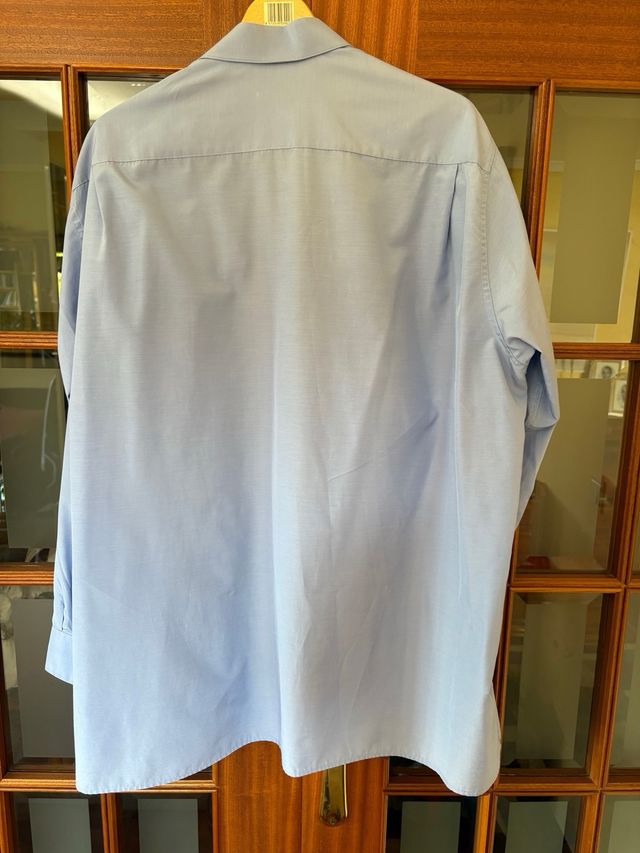 Camisa Alazán Talla 8 Azul Cielo