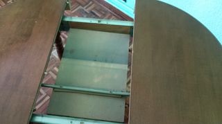 Mesa redonda extensible de comedor