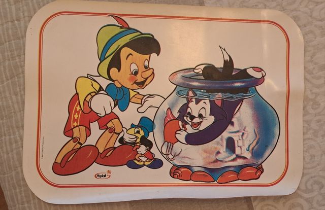 3 salvamanteles Yoplait Disney vintage años 80