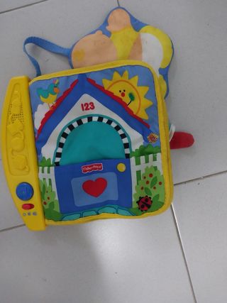libro sensorial y musical de fisher price perfecto