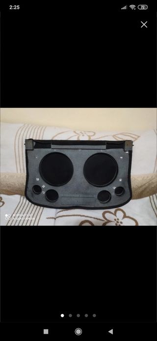 Bandeja y cajon de equipo de musica,ver sin compro