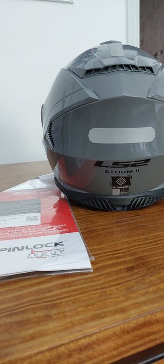 Casco LS2 Storm2 Gris Talla L