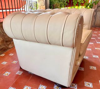 Sillón Chester Piel Beige