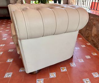Sillón Chester Piel Beige