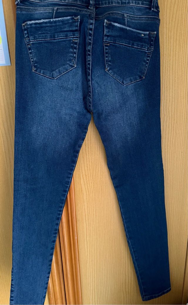 Pantalón Colombiano Azul Roto