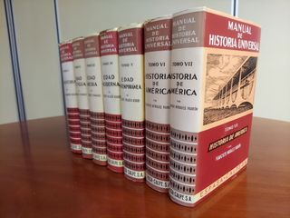 Manual de Historia Universal Espasa, 7 tomos, 1970