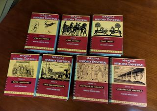 Manual de Historia Universal Espasa, 7 tomos, 1970