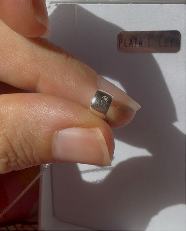 Exquisito colgante Turmalina Rosa facetado plata