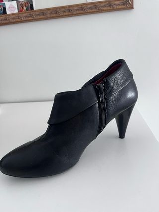 Botines de Piel Negros muy cómodos! 