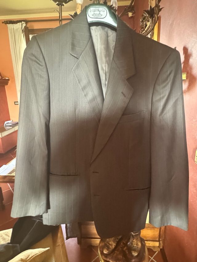 Giacca Lebole in lana grigia