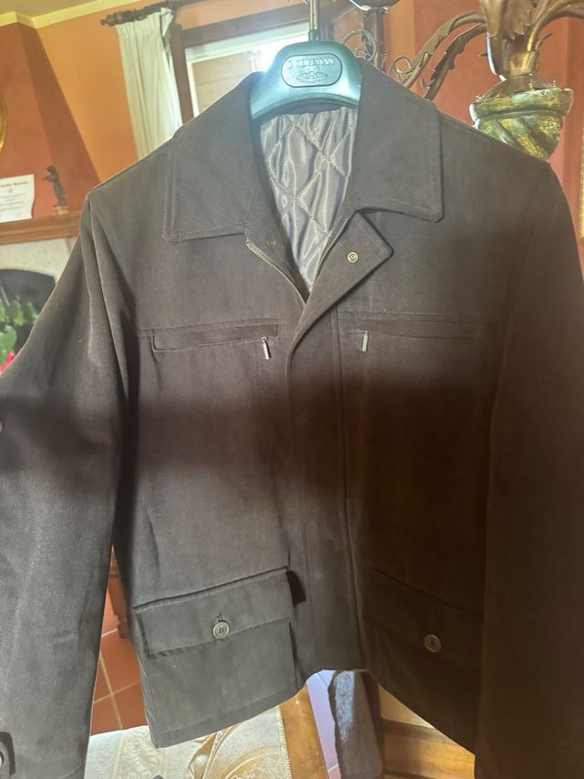 Giacca sportiva in cotone JL marrone