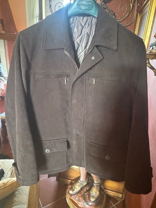 Giacca sportiva in cotone JL marrone