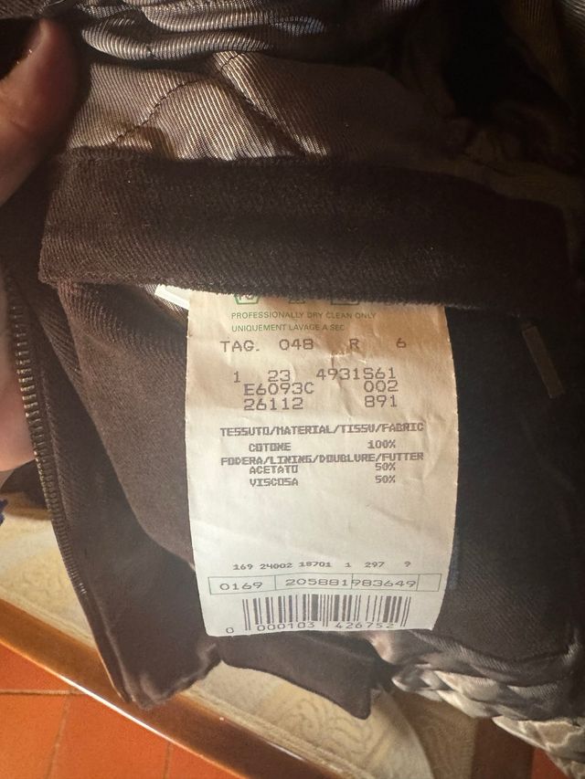 Giacca sportiva in cotone JL marrone