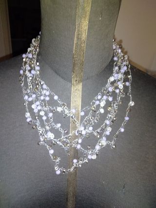 Collana fatta a mano con perline