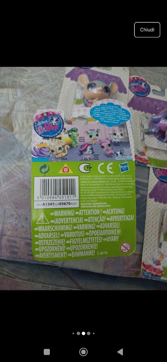 Littlest Pet Shop - Set di 6 animali