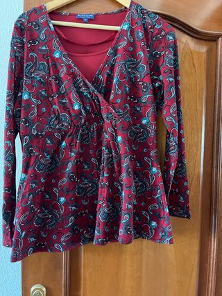 Blusa BIAGGINI Estampada Talla M