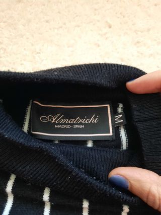 Jersey Almatrichi rayas negro y rosa