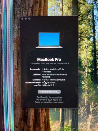 MacBook Pro 2020 I5 Pantalla fisurada
