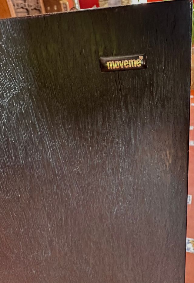 Mesa consola moderna madera oscura marca moveme